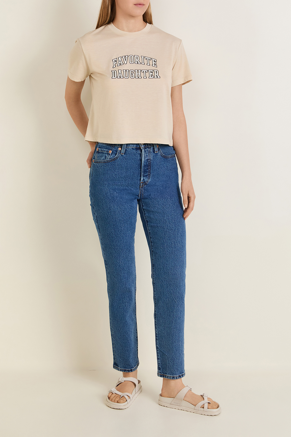 חולצת טי קרופ